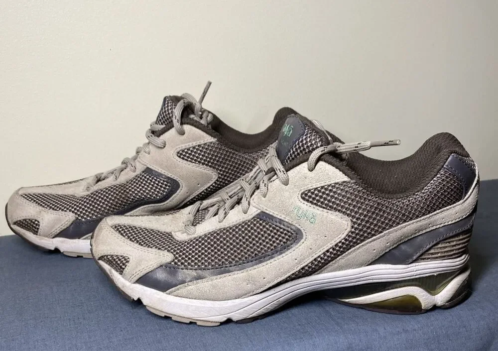Ryka Womens Radiant Sneakers 9‎ Walking Athletic Tan Comfort Nitragel Sole
